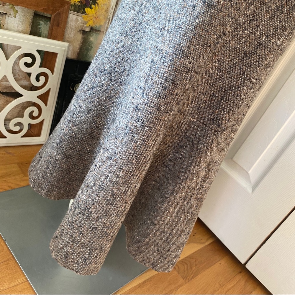 👒 Vintage Lew Magram Neutral Wool Maxi Skirt - Picture 5 of 13